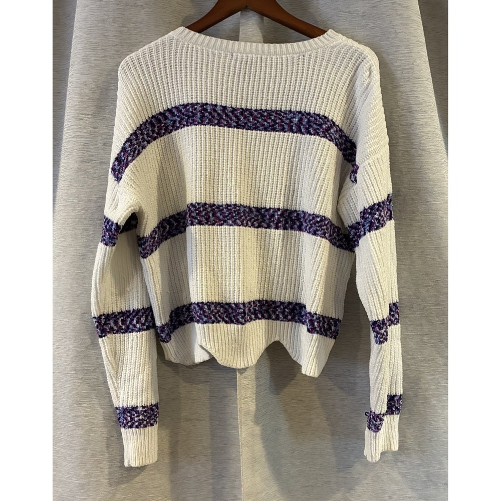 Blush & Bloom Womens Sweater Striped Pullover Size Large - Picture 4 of 5